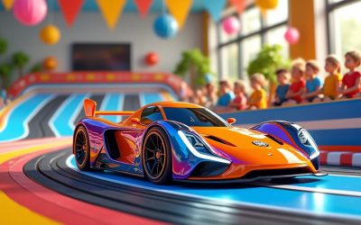 Découvrez le circuit voiture jouet électrique qui va passionner petits et grands !