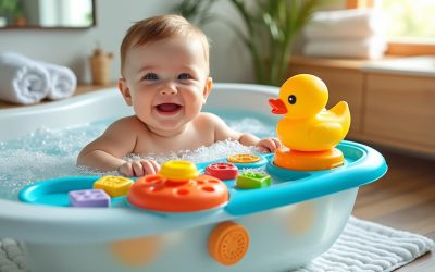 Jouet baignoire pour bébé : rendez l’heure du bain ludique et sécurisée