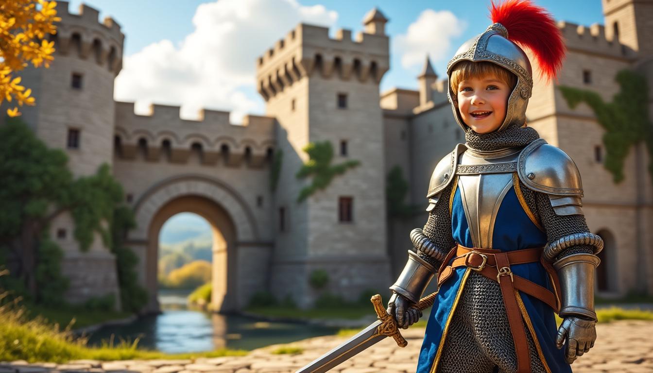 découvrez notre déguisement chevalier enfant pour offrir à votre enfant une aventure médiévale inoubliable pleine de courage et d'imagination.