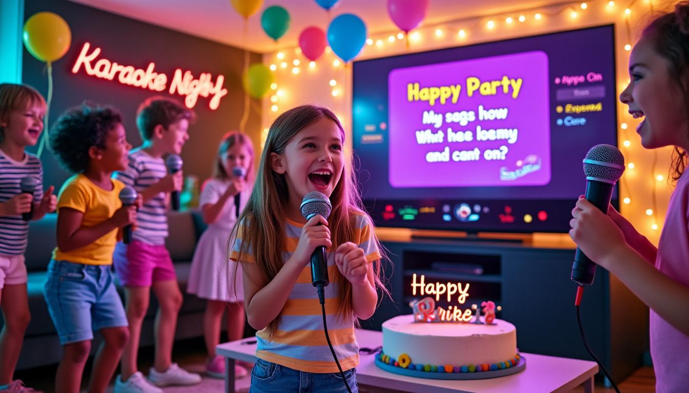 découvrez nos astuces pour organiser un karaoké pour enfants, garantir une fête amusante et mémorable avec des chansons adaptées, une ambiance festive et des activités ludiques.