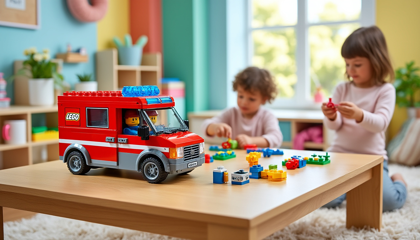 découvrez l'ambulance lego city, le jouet indispensable pour les petits secouristes en herbe, alliant amusement et apprentissage des gestes d'urgence.