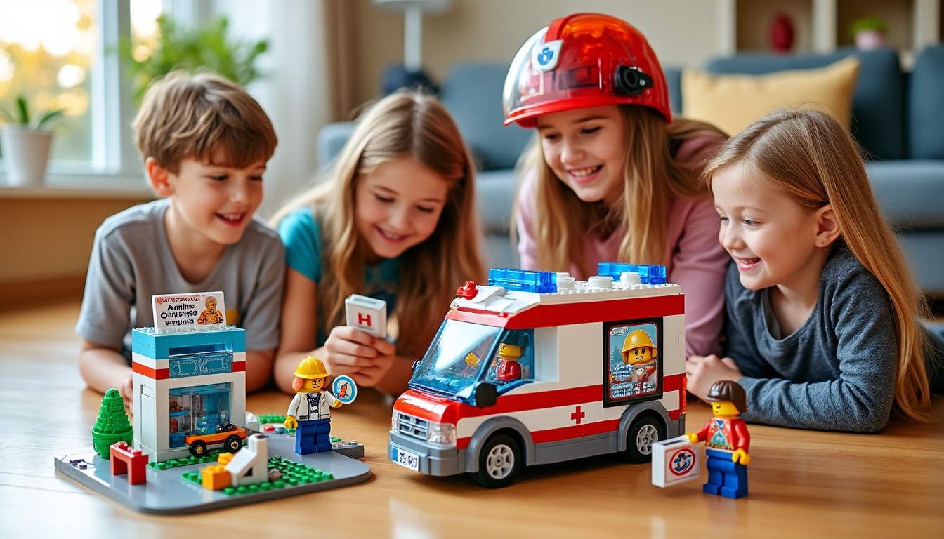 découvrez l'ambulance lego city, un jouet incontournable pour les petits secouristes en herbe, alliant plaisir de construire et jeux d'imagination.