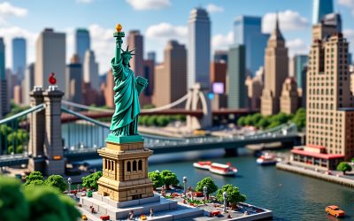 L’univers de lego new york ny et ses constructions emblématiques
